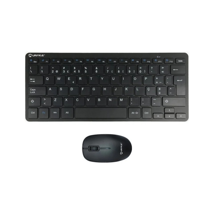 Unykach MK288 Pro Pack de Mini Teclado 79 Teclas Inalambrico + Raton 1200ppp