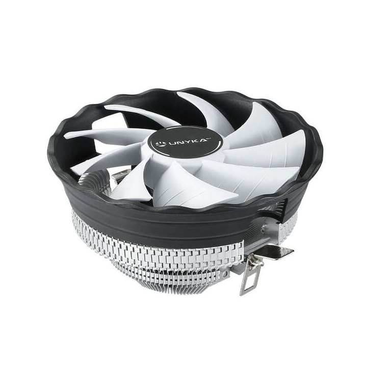 Unykach Jotun DF 120 White Disipador Compacto CPU 120mm Perfil Bajo - Velocidad Max. 1600rpm - Color Blanco/Negro
