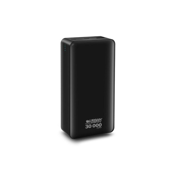 Urban Factory Juicee Max Powerbank 30000mAh - Entrada USB-C - Salida USB-C y USB-A - Color Negro