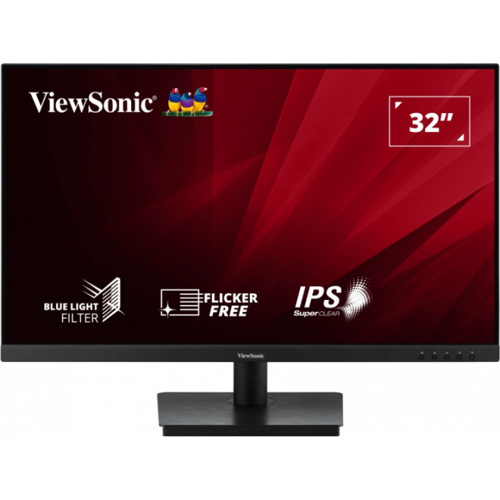 Viewsonic Monitor 31.5" VA3209-MH LED IPS FullHD - 75Hz - Respuesta 4ms - Angulo de Vision 178º - VGA - HDMI - Active Sync - A