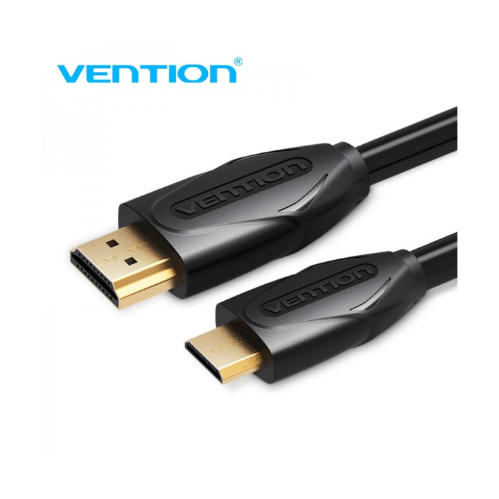 Vention Cable HDMI Macho a Mini HDMI Macho - 1.5m - Color Negro