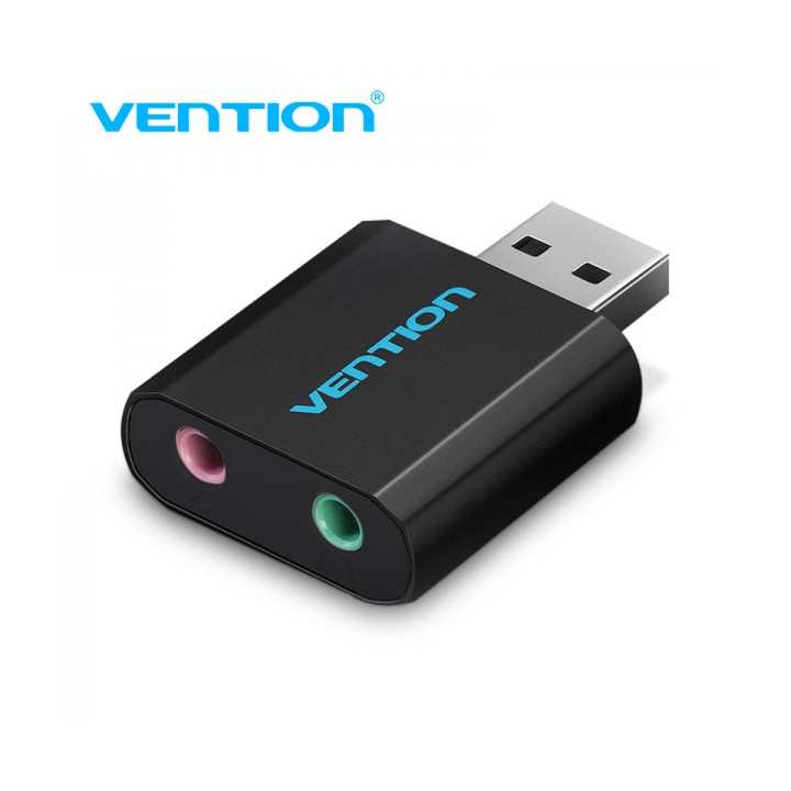 Vention Tarjeta de Sonido 2.1 - Color Negro