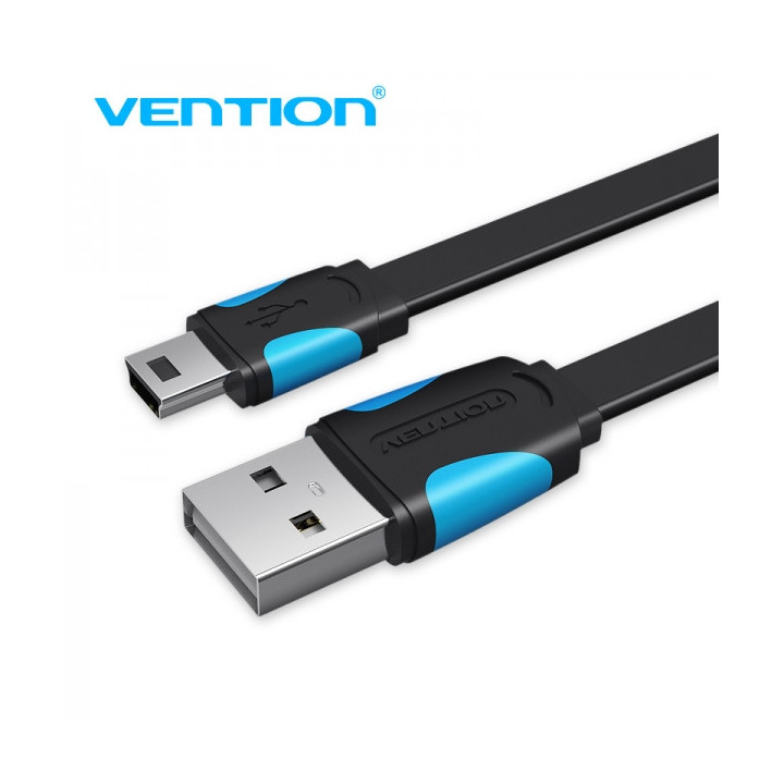 Vention Cable USB 2.0 Macho a Mini USB Macho - 0.5m - Azul y Negro