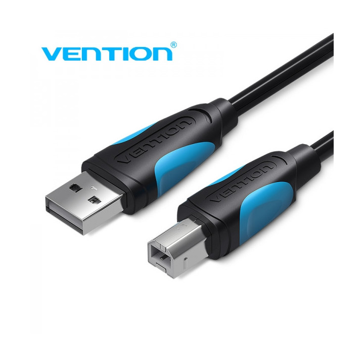 Vention Cable USB 2.0 Macho a USB-B Macho para Impresora - 3m - 480mbps - Color Negro