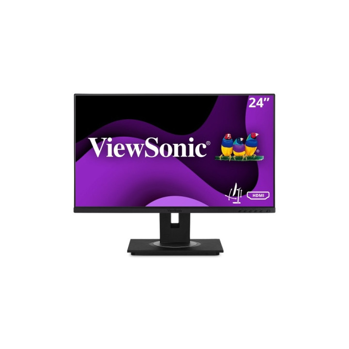 ViewSonic VG2448A-2 Monitor LED 24" IPS FHD - Respuesta 5ms - Altavoces 4W - 16:9 - Ajustable en Altura