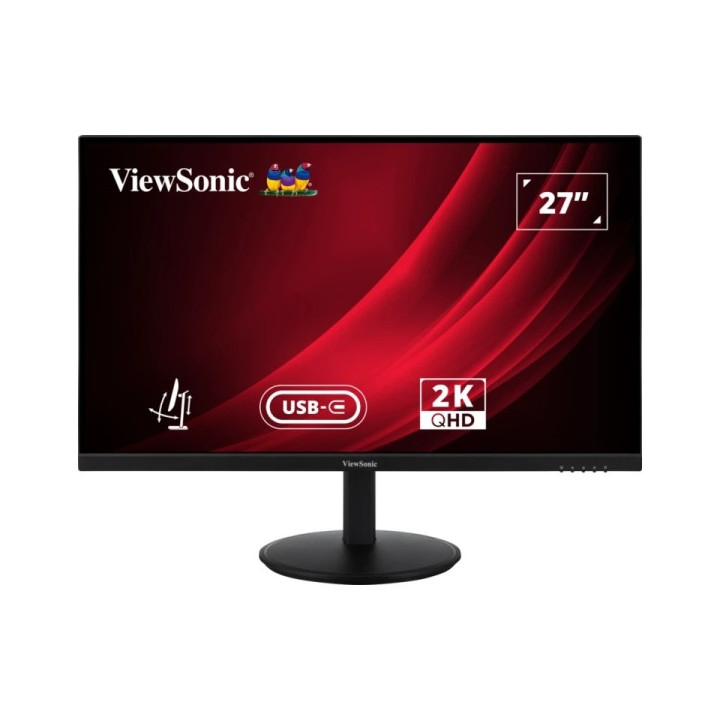 ViewSonic VG2709-2K-MHDU-2 Monitor LED 27" IPS QHD 2K HDR - Respuesta 4ms - Altavoces 5W - 16:9 - Ajustable en Altura