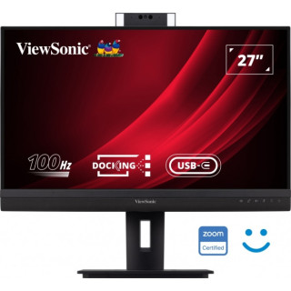 Viewsonic Monitor 27" VG2757V-2K QHD IPS - HDMI - DisplayPort - Monitor con Webcam - USB Type C (90W charging) - RJ45 Ethernet
