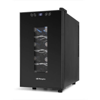 Orbegozo VT 830 Vinoteca Compacta - Conserva y Disfruta del Vino en Casa - Capacidad para 8 Botellas - Control Electronico de T