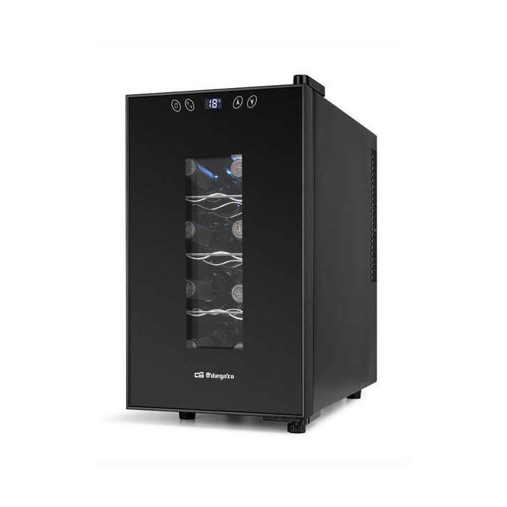 Orbegozo VT 830 Vinoteca Compacta - Conserva y Disfruta del Vino en Casa - Capacidad para 8 Botellas - Control Electronico de T