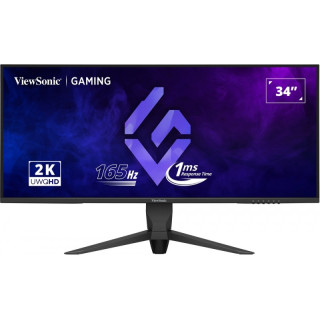 Viewsonic Monitor 34" VX3480-2K-PRO QHD - 165Hz - Respuesta 1ms - Flat Monitor - 21:9 - 2 HDMI - DisplayPort - Ajustable en Alt