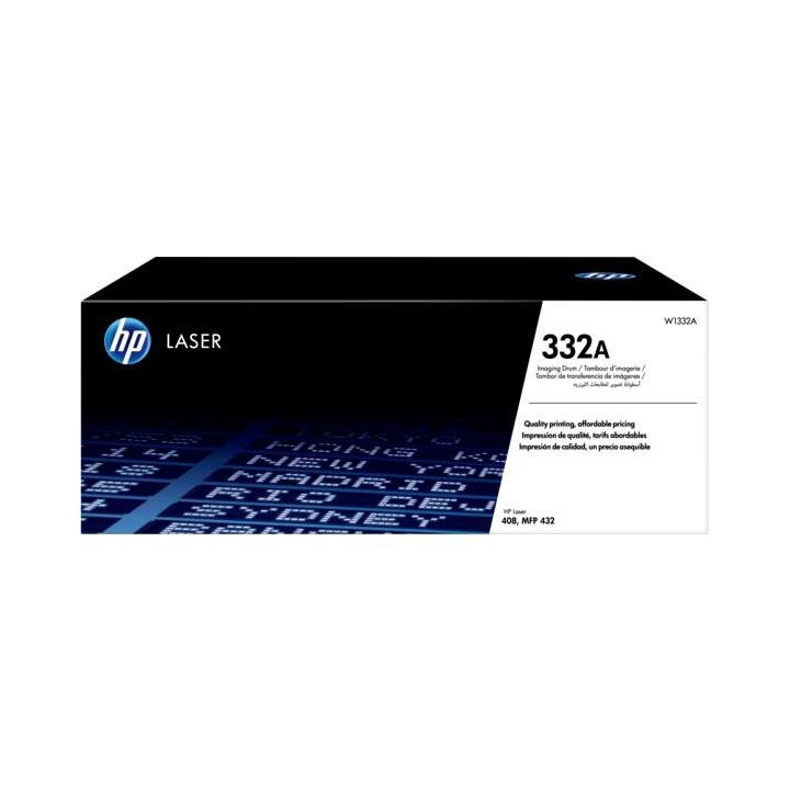 HP W1332A Negro Tambor de Imagen Original - 332A (Drum)