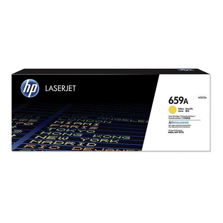 HP W2012A Amarillo Cartucho de Toner Original - 659A