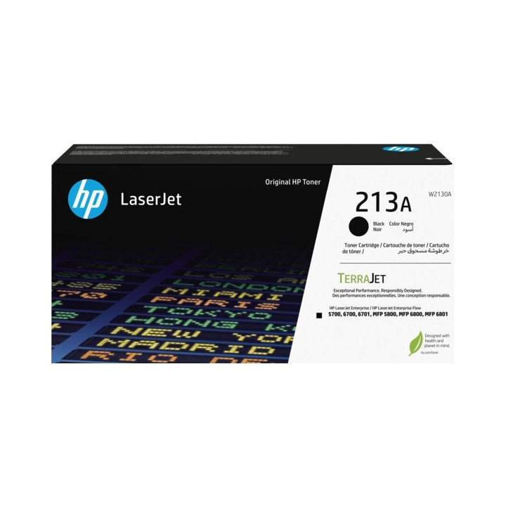 HP W2130A Negro Cartucho de Toner Original - 213A