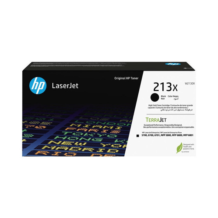 HP W2130X Negro Cartucho de Toner Original - 213X