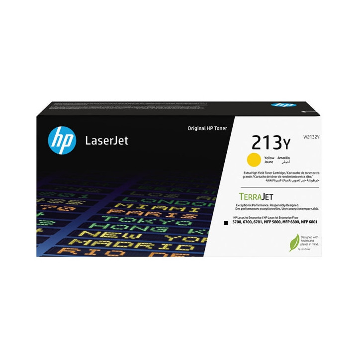 HP W2132Y Amarillo Cartucho de Toner Original - 213Y