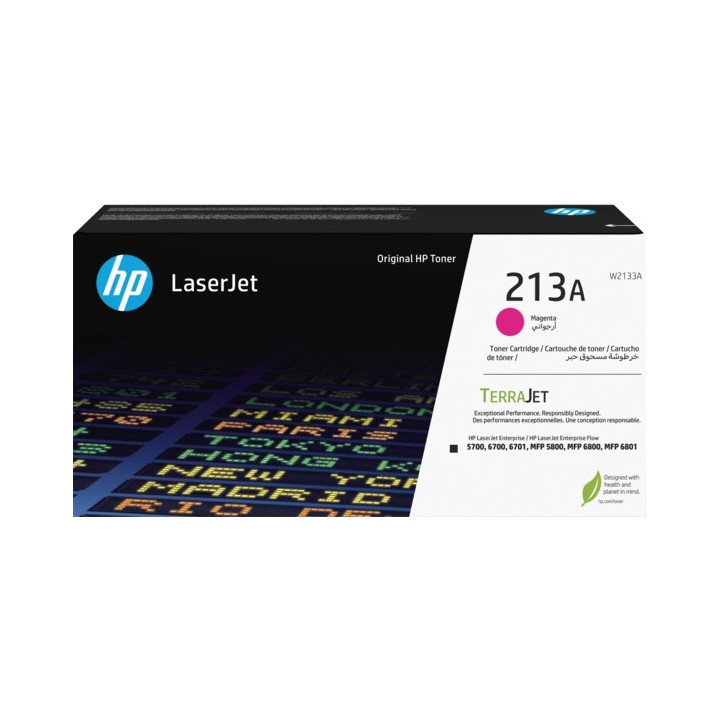 HP W2133A Magenta Cartucho de Toner Original - 213A