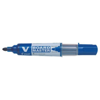 Pilot V-Board Master Begreen Rotulador para Pizarra Blanca - Punta Redonda 6mm - Trazo 2.3mm - 91% Plastico Reciclado - Recarga