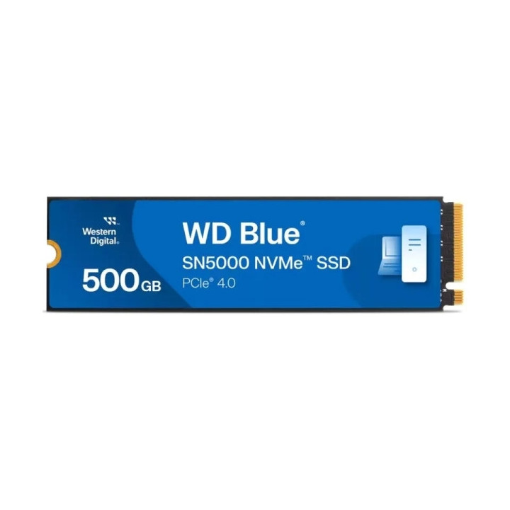 WD Blue SN5000 Disco Duro Solido SSD 500GB M2 PCI Express 4.0 NVMe Gen4 TCL 3D NAND