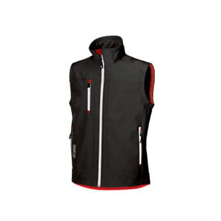 Upower Climb Chaleco de Trabajo Soft Shell - Talla 2XL - Tejido Elastico Transpirable