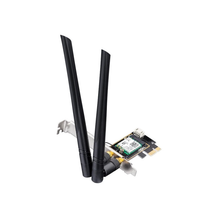 Cudy WE3000 Adaptador de Red PCI-e AX5400 WiFi 6 Tri-Banda - Bluetooth 5.2 - 2 Antenas Externas