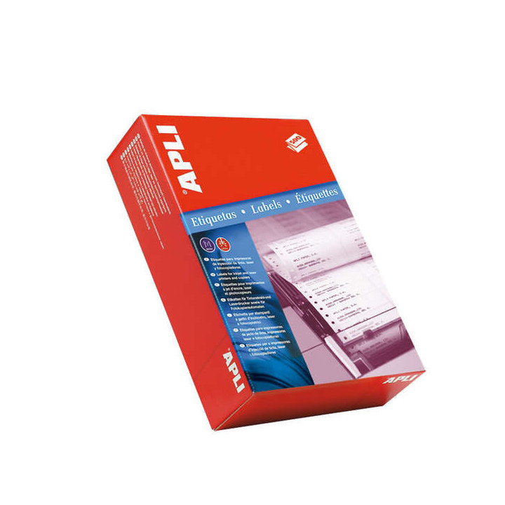 Apli Etiquetas en Continuo 127.0 x 48.7mm - 1 500 Hojas