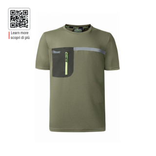 Upower Christal Camiseta Hombre con Termorregulacion Inteligente - Talla 2XL - Efecto Antimicrobiano