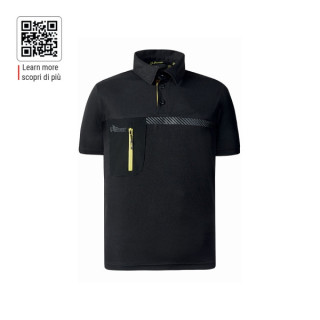 Upower Libra Polo Hombre Termorregulador - Talla 2XL - Tecnologia HeiQ Smart Temp