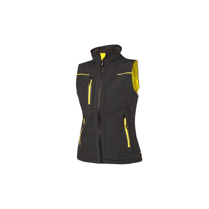 Upower Universe Lady Chaleco Softshell Impermeable - Talla 2XL - Transpirable y Resistente al Viento