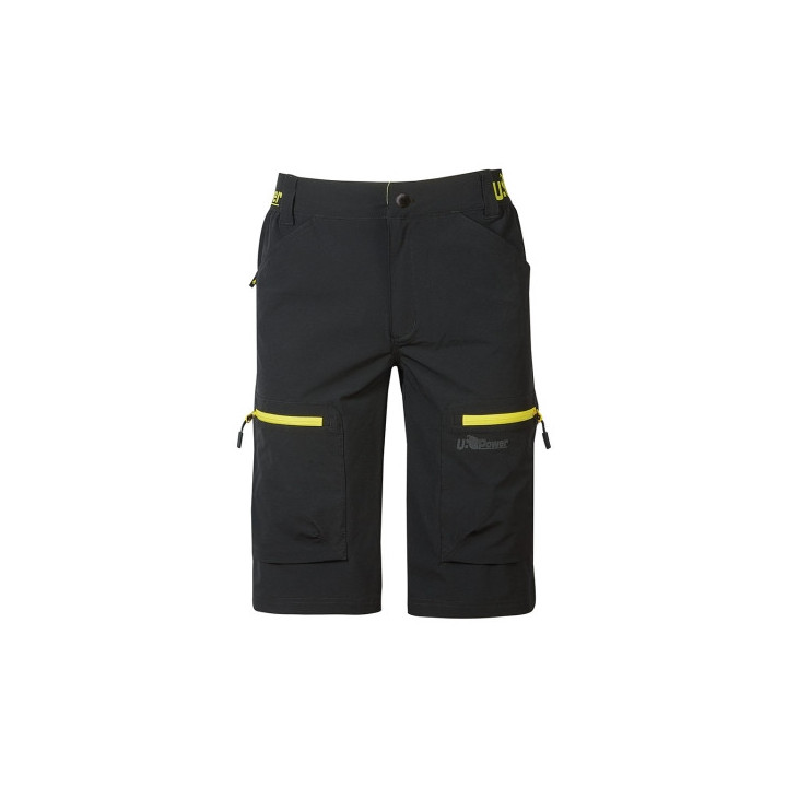Upower Ares Bermudas de Trabajo con Corte Jogging - Talla 2XL - Tejido U-4 Way Stretch