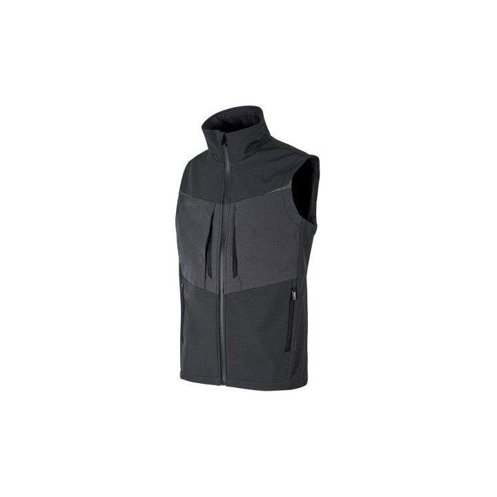 Upower Brio Chaleco de Trabajo Softshell - Talla 2XL - Repelente al Agua