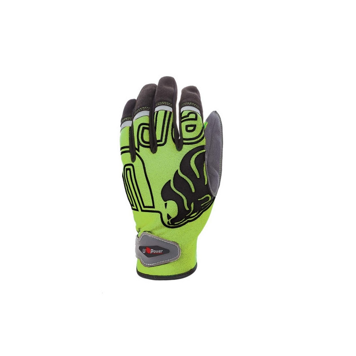 Upower Niko Guantes de Trabajo con Destreza y Flexibilidad - Talla 2XL - Dorso Elastico Transpirable