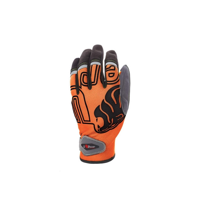 Upower Niko Guantes de Trabajo con Destreza y Flexibilidad - Talla 2XL - Dorso Transpirable