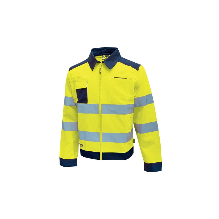 Upower Glare Chaqueta Funcional con Bolsillos Multifuncionales - Talla 2XL - Portatarjetas Retractil