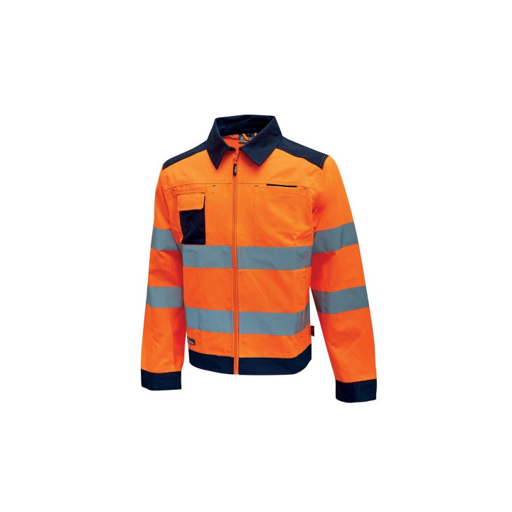 Upower Gleam Chaqueta Funcional con Bolsillos Multifuncionales - Talla 2XL - Portatarjetas Retractil