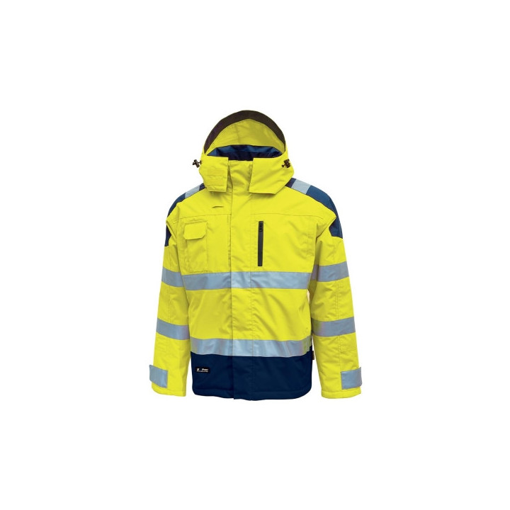 Upower Defender Parka Anti-Lluvia Impermeable y Transpirable - Talla 2XL - Reflectantes en Busto y Mangas