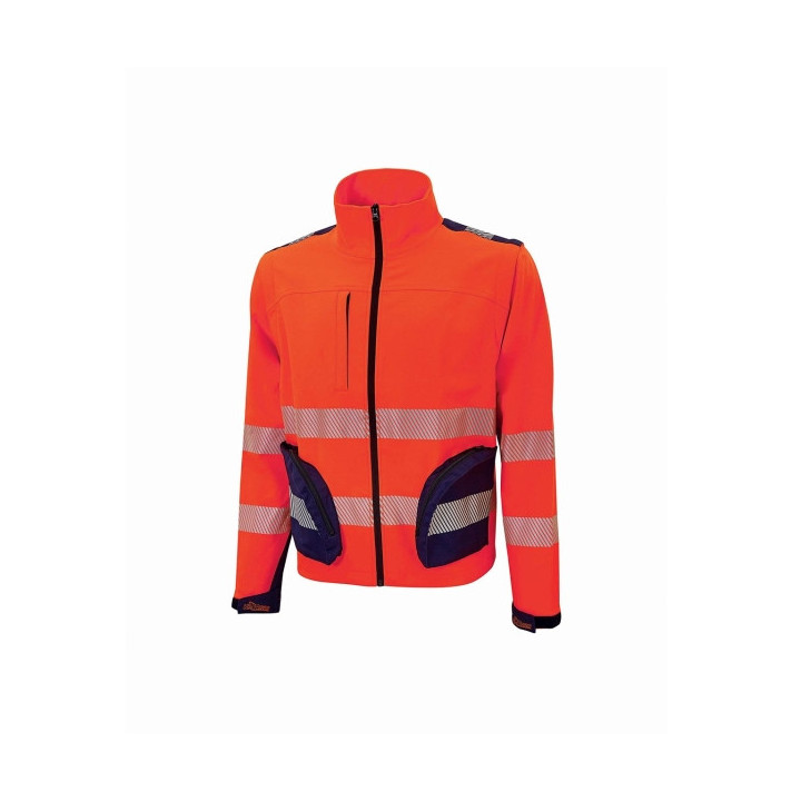 Upower Bea Cazadora de Trabajo Alta Visibilidad - Talla 2XL - Mangas Separables