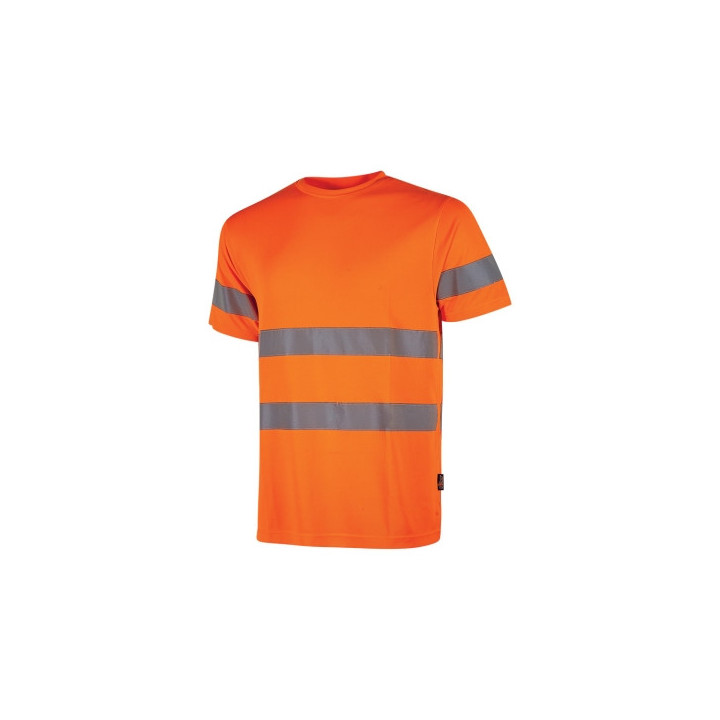 Upower Mizar Camiseta de Trabajo Alta Visibilidad - Talla 2XL - Bandas Reflectantes