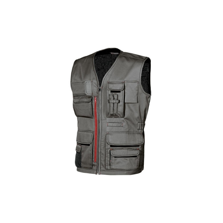 Upower Fun Chaleco de Trabajo Multifuncional - Talla 2XL - Bolsillos con Cerradura de Seguridad