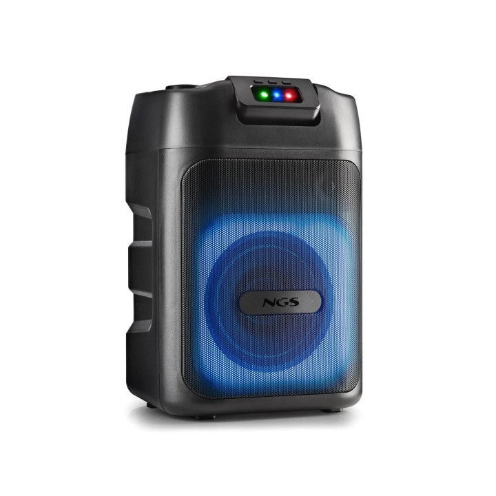 NGS Wild Club Altavoz Portatil 80W TWS Bluetooth 5.2 - Iluminacion Laser al Ritmo de la Musica - USB