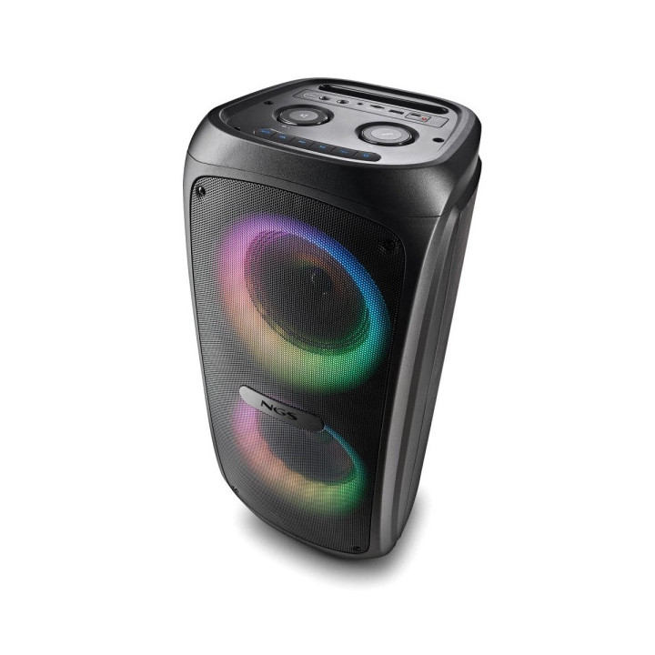 NGS Wild Temper Altavoz Portatil 200W TWS Bluetooth 5.3 - Iluminacion LED RGB - USB