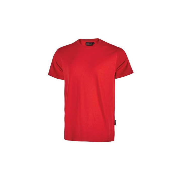 Upower Figi Camiseta de Trabajo de Algodon Cardado - Talla 2XL - Cuello Elastico Acanalado