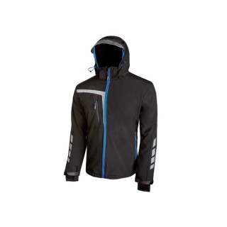 Upower Quick Chaqueta Soft Shell - Talla 2XL - Tejido Elastico Cortavientos Transpirable