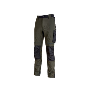 Upower Atom Pantalon de Trabajo con Tejido Stretch - Talla 2XL - Resistente y Transpirable