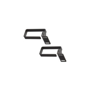 WP Pack de 2 Anillos 1U para Cableado - Metalico - 490x15x55mm - Color Negro