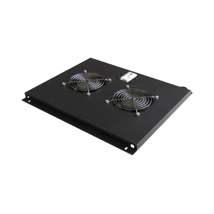 WP Termostato para Armarios de la Serie RNA con 2 Ventiladores - 475x55x400mm - Color Negro