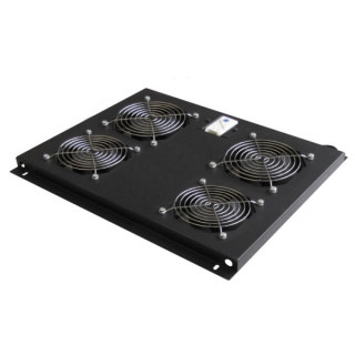 WP Termostato para Armarios de la Serie RNA con 4 Ventiladores - 475x55x800mm - Color Negro