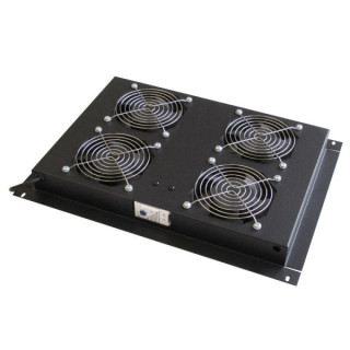 WP Termostato para Armarios de la Serie RSA con 4 Ventiladores - 475x55x750mm - Color Negro
