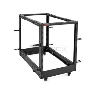 WP ROS-096X-B Bastidor Abierto de Suelo 9U - Estructura de Acero Macizo - Fondo Ajustable hasta 1023mm - Ancho 600mm - 600x1023