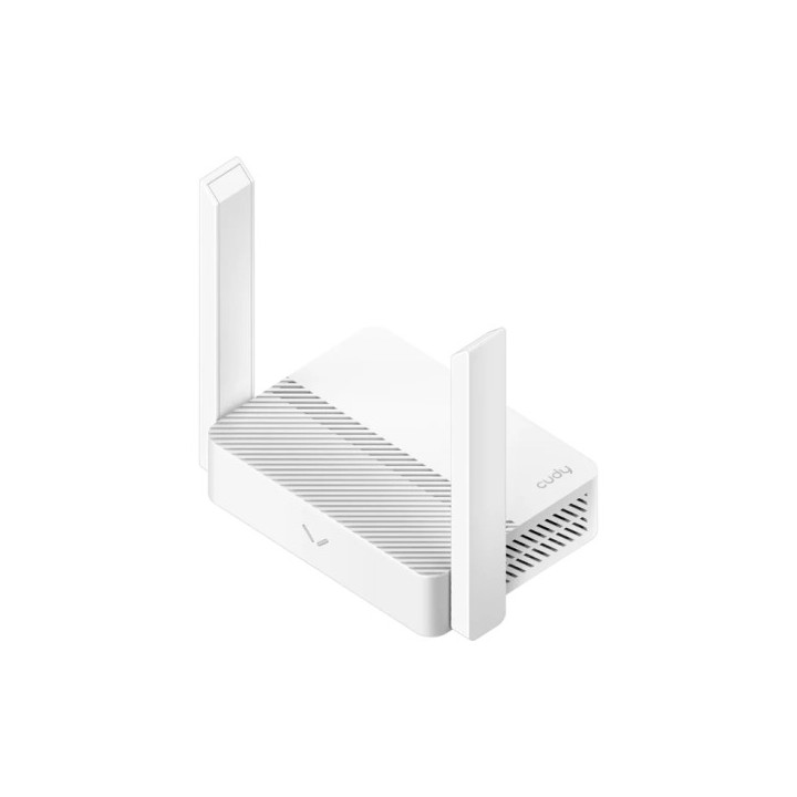 Cudy WR300 Router WiFi N300 - x Puertos 10/100Mbps - 2 Antenas Externas 5dBi - Color Blanco