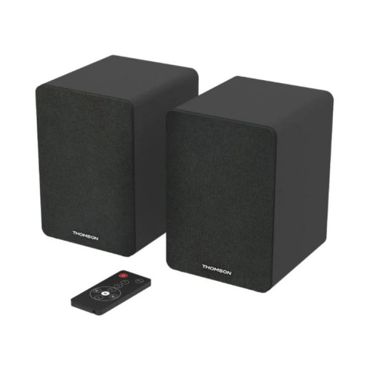 Thomson WS400DUO Altavoces 50W Bluetooth 5.0 - Entrada RCA - Mando a Distancia - Color Negro